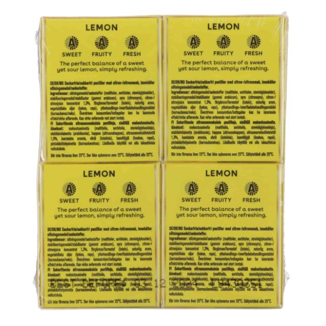Läkerol Lemon 4x25g