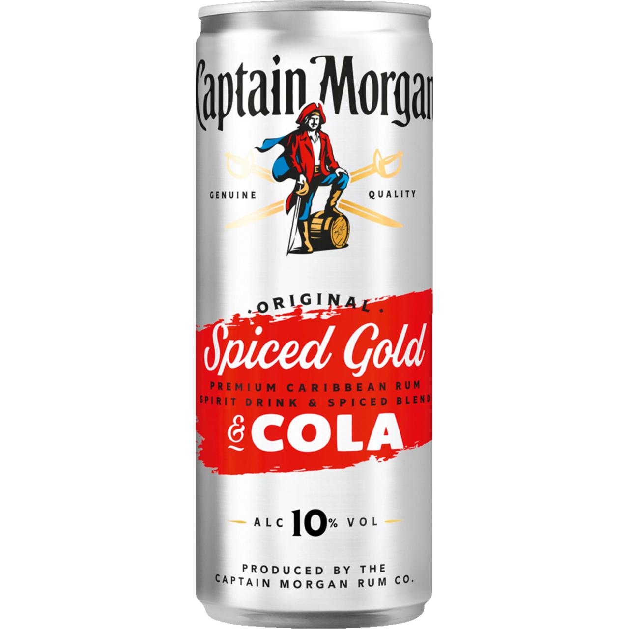DPG Captain Morgan&Cola 10% 0,25l Ds