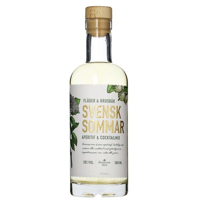 Svensk Sommar Fläder & Krusbär 20% 0,5l