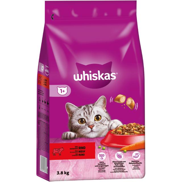 Whiskas Okse 3,8kg