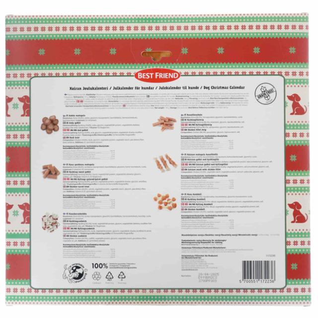 Best Friend X-MAS Hund Julekalender 100g