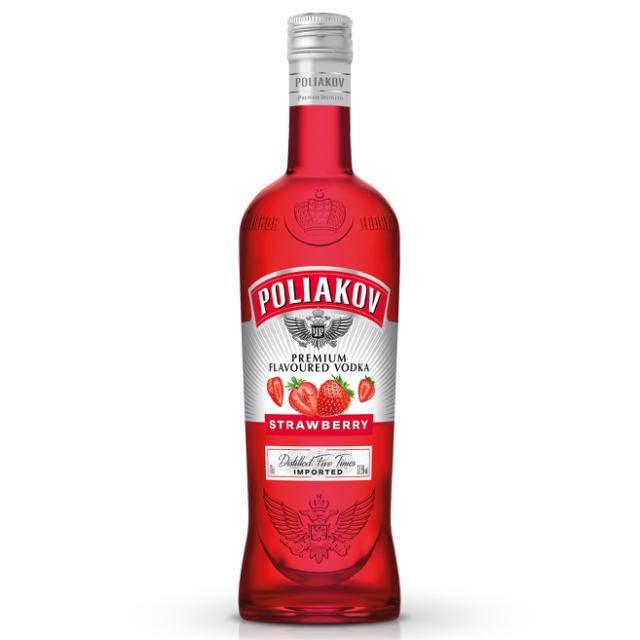 Poliakov Vodka Strawberry 37,5% 0,7l