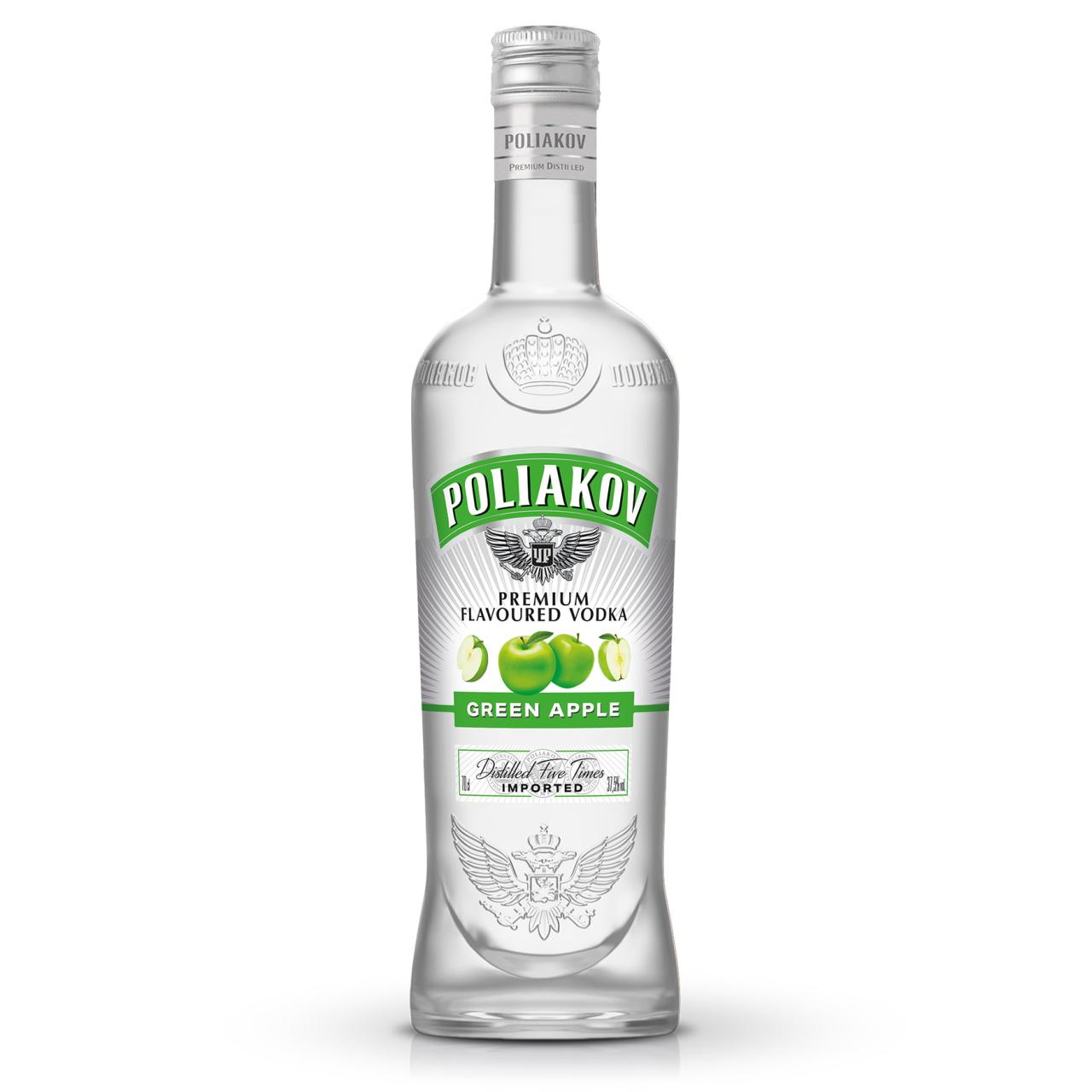 Poliakov Vodka Green Apple 37,5% 0,7l