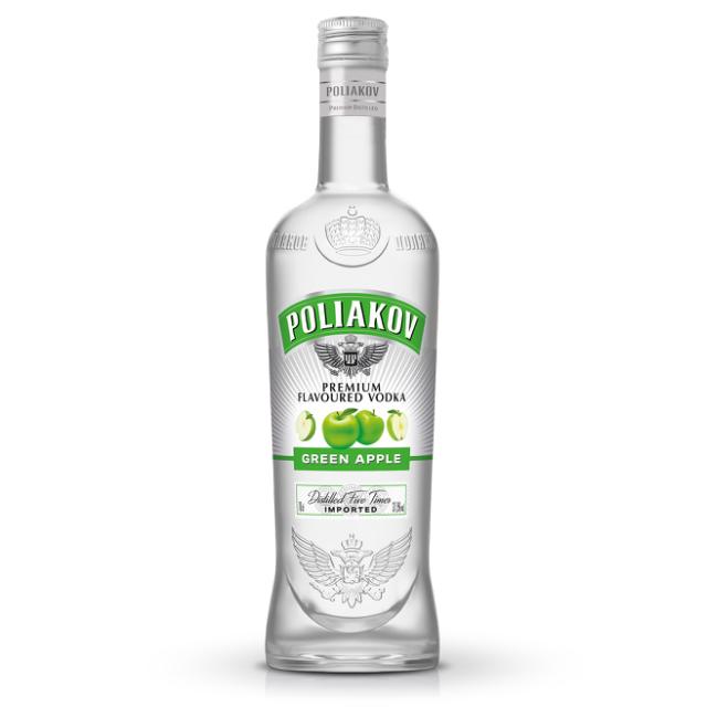 Poliakov Vodka Green Apple 37,5% 0,7l