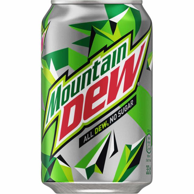 Mountain Dew Zero Sugar 24x0,33l