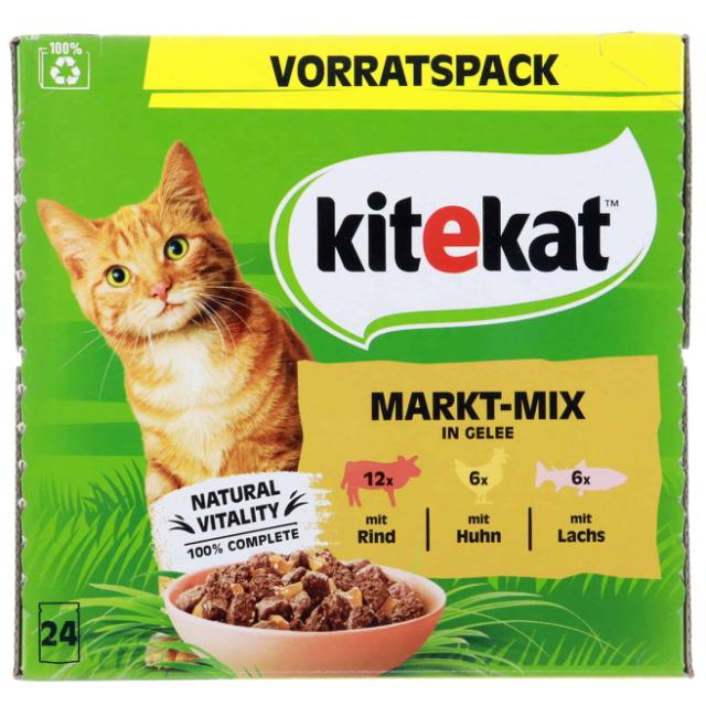 Kitekat Multipack Markt-Mix in Gelee 24x85g