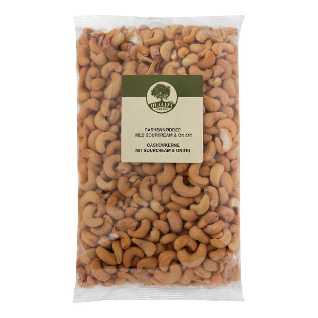 Cashewnødder Sour Cream & Onion 1kg