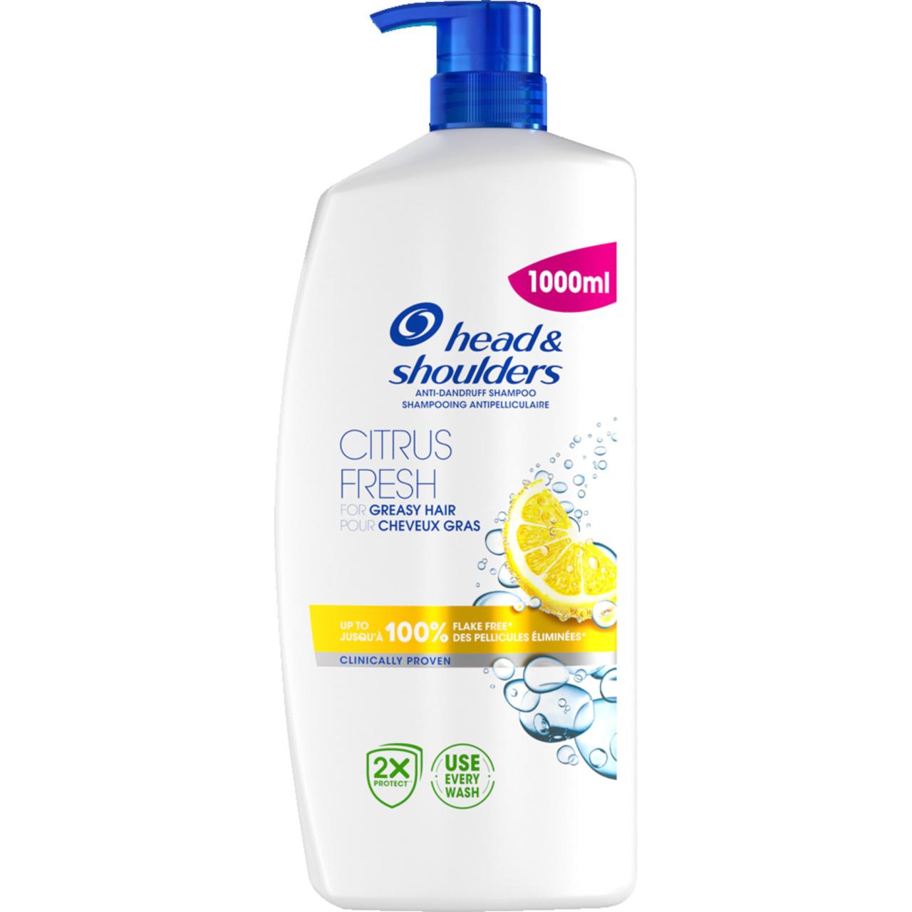 Head & Shoulders Shampoo Citrus mit Pumpe 1l