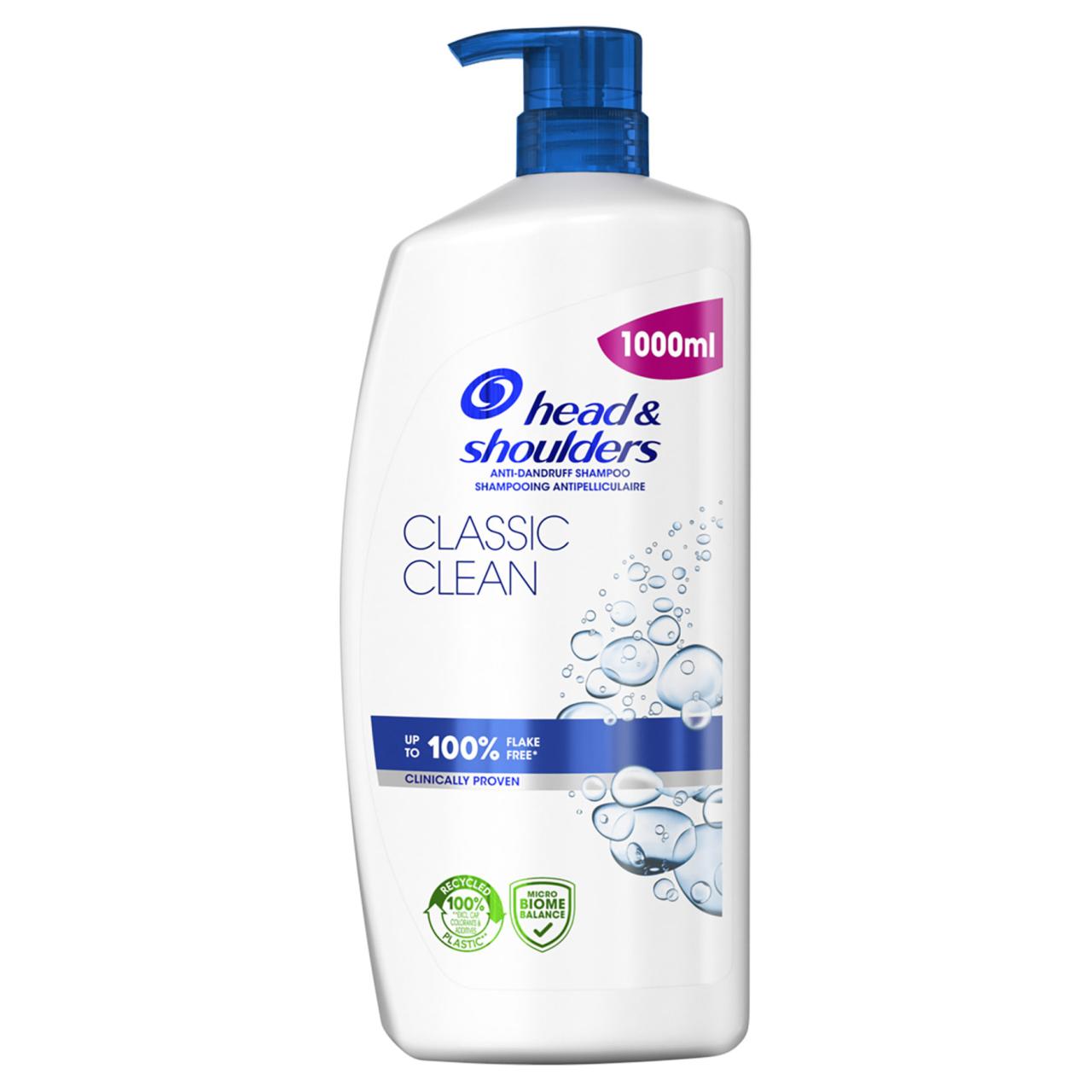Head & Shoulders Shampoo Classic Clean mit Pumpe 1l
