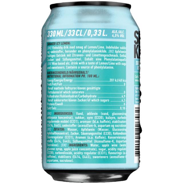 Shaker Icy Lemon 4,5% 18x0,33l Dose