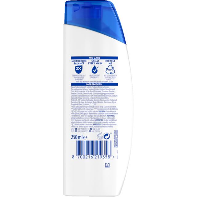 Head & Shoulders Shampoo Classic Clean 2in1 250ml