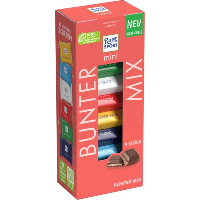 Ritter Sport Mini Bunter Mix Turm 150g