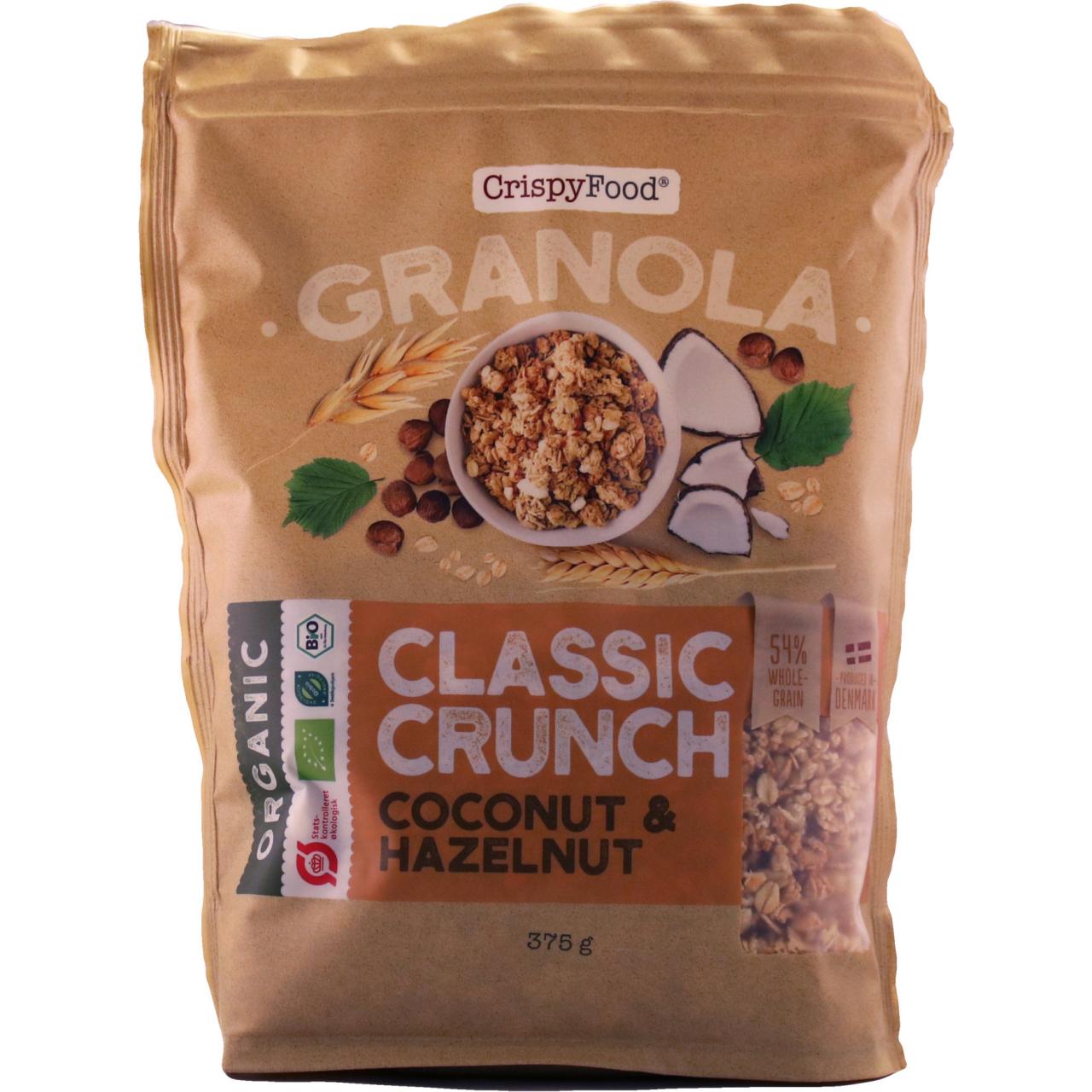 * Crispy Food Granola Classic Crunch Øko 375g