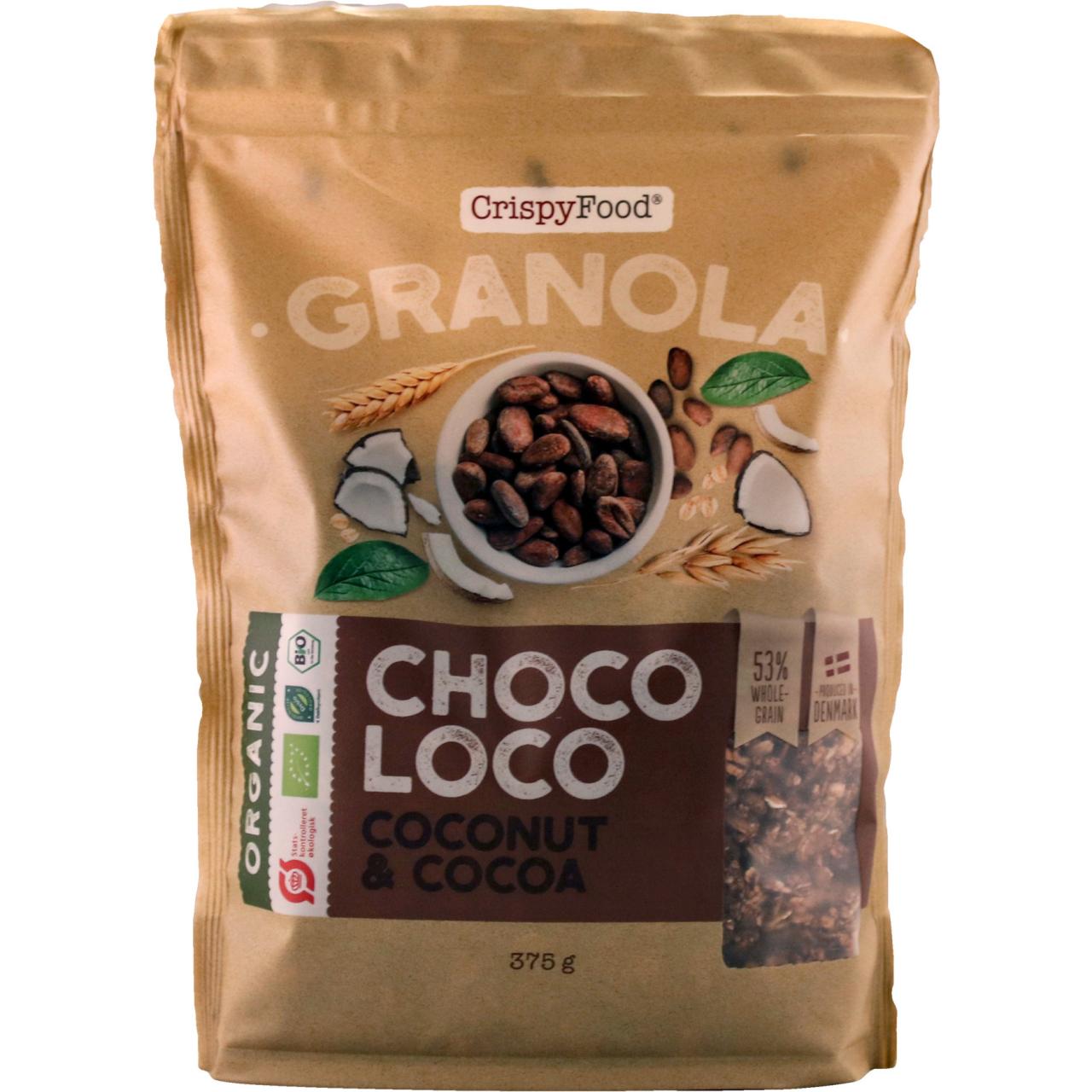 * Crispy Food Granola Choco Loco Øko 375g