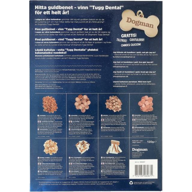 Dogman X-mas Julekalender Hund 120g