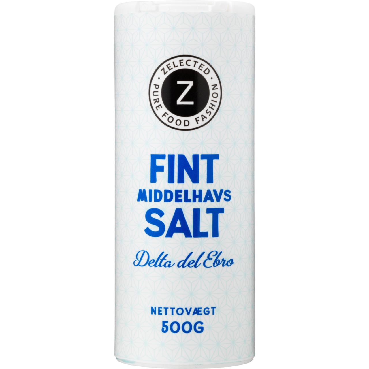 Zelected Fint Middelhavs Salt/Salz 500g
