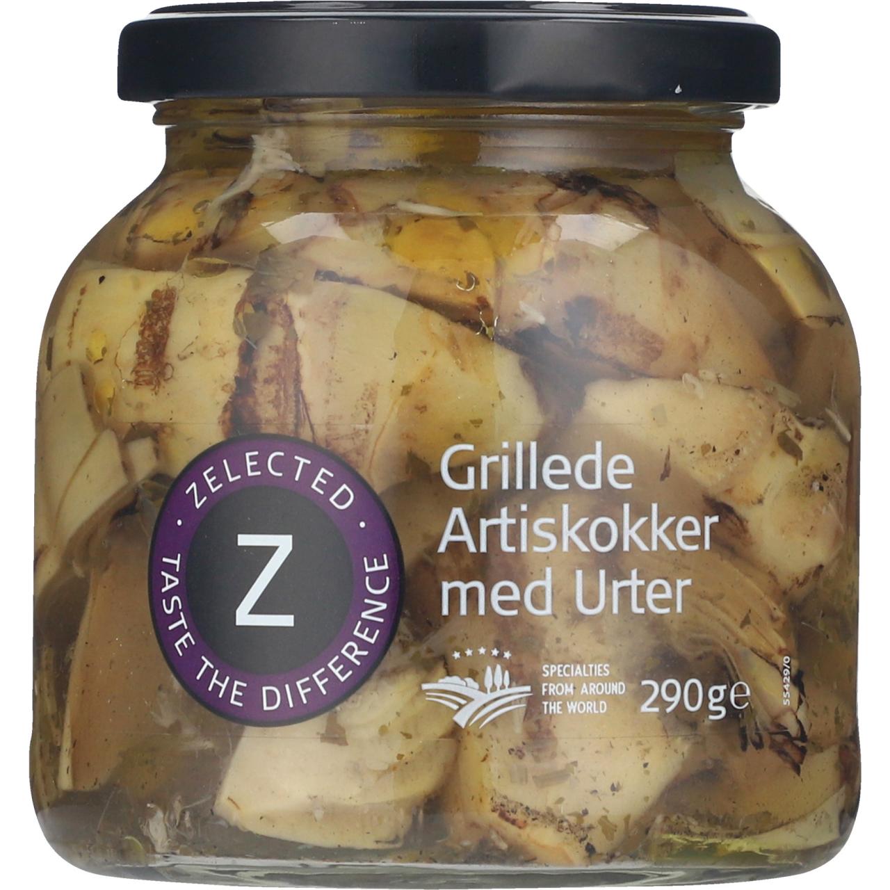 Zelected Grillede Artiskokker med Urter/Gegrillte Artischocken 290g