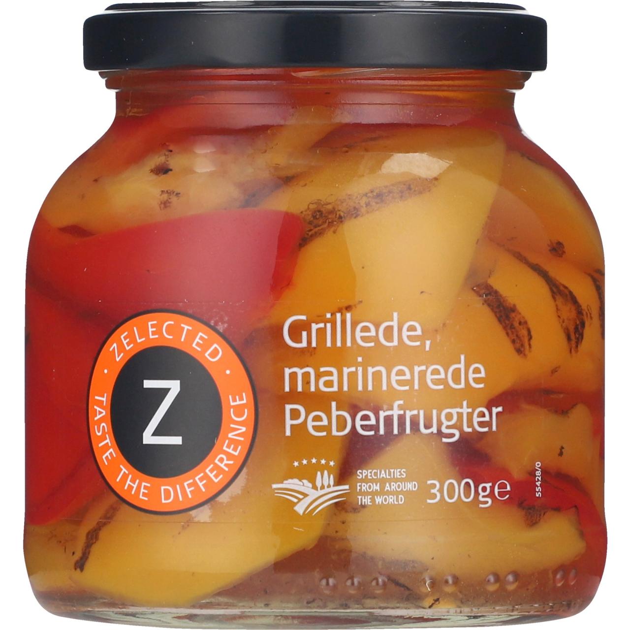 Zelected Grillede Marinerede Peberfrugter/gegrillte marinierte Paprika 300g