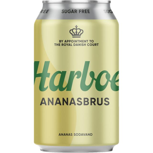 Harboe Ananasbrus Sugar Free 24x0,33l