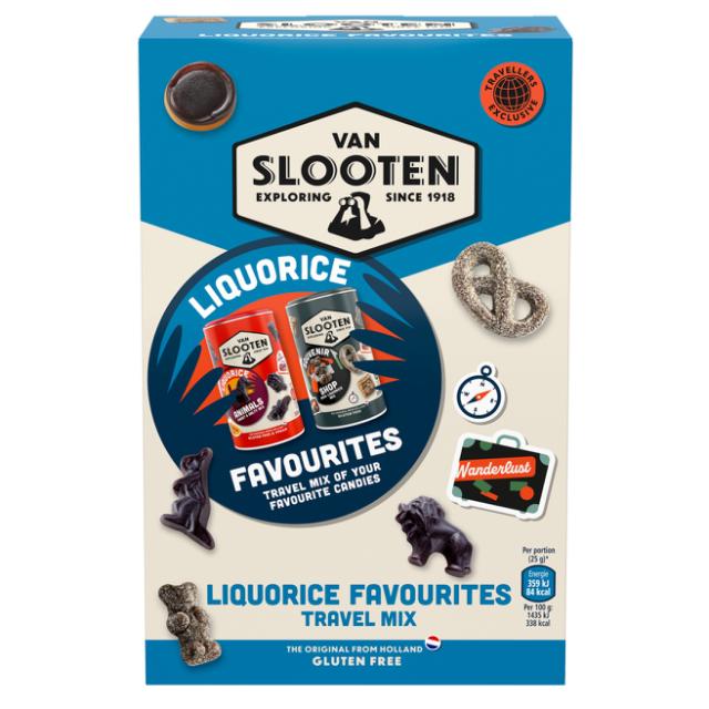 Van Slooten Travel Mix Liquorice 900g