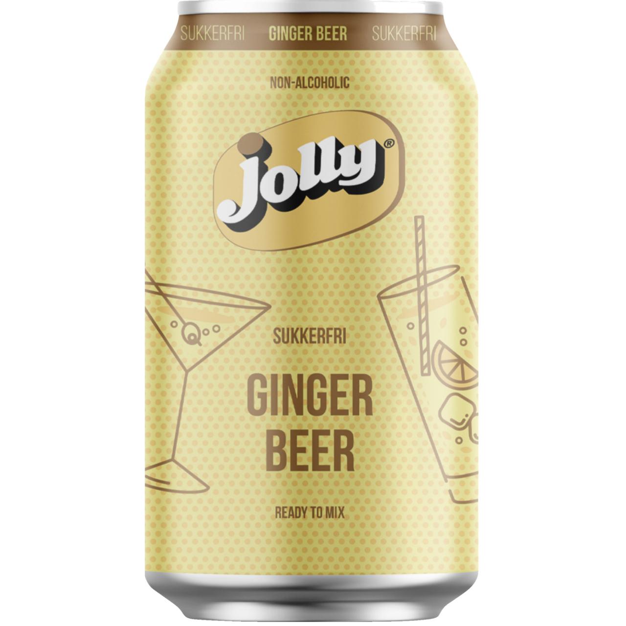 Jolly Ginger Beer Sukkerfri 12x0,33l