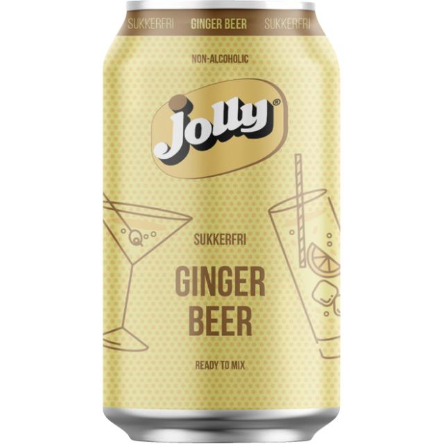 Jolly Ginger Beer Sukkerfri 12x0,33l