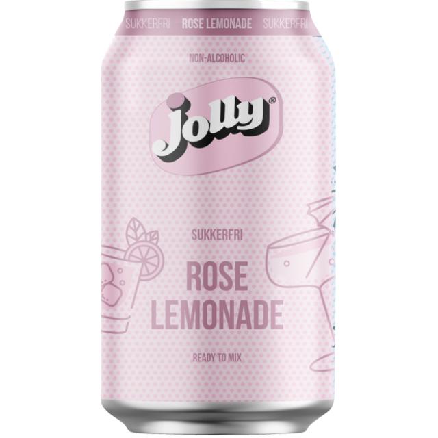 Jolly Rose Lemonade Sukkerfri 12x0,33l