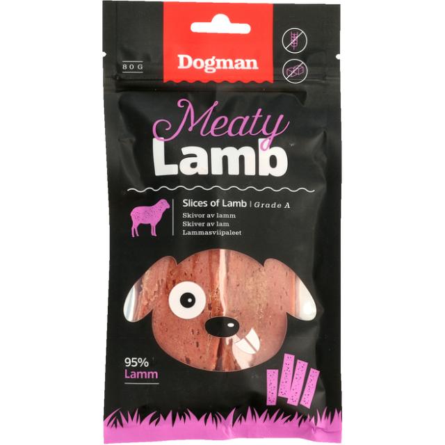 * Dogman Skiver Af Lam/Lammfleisch 80g