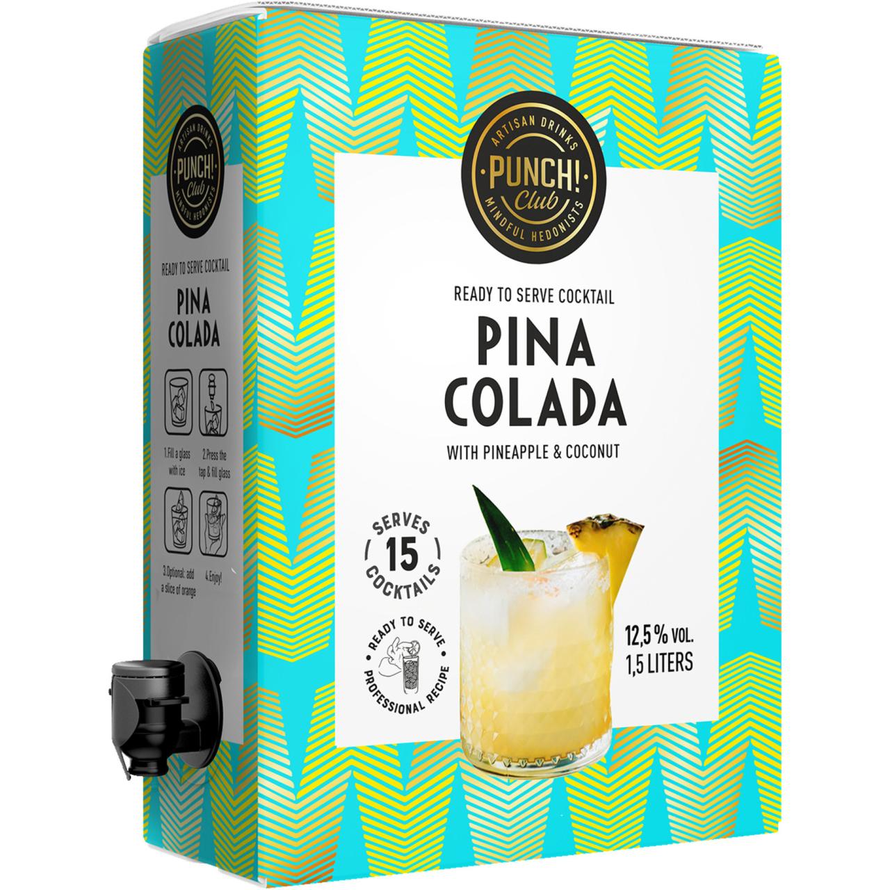 Punch Club Pina Colada 12,5% 1,5l