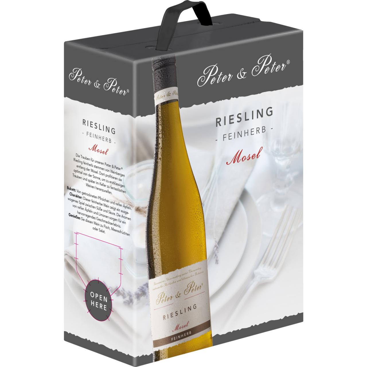 Peter & Peter Riesling Feinherb 11% 3l BIB
