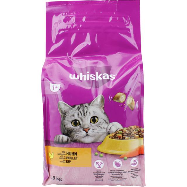 * Whiskas Adult 1+  m. Kylling/Huhn 1,9kg