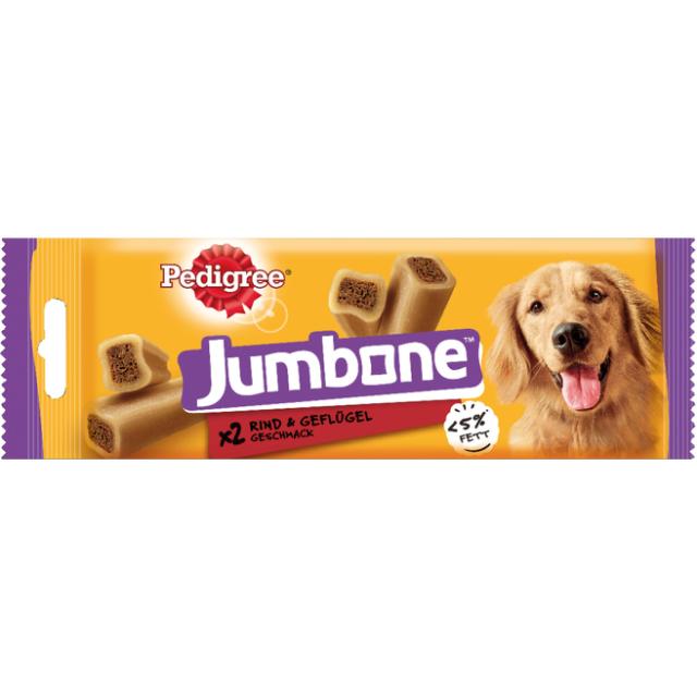 Pedigree Jumbone Oksekød & Fjerkræ Medium 180g