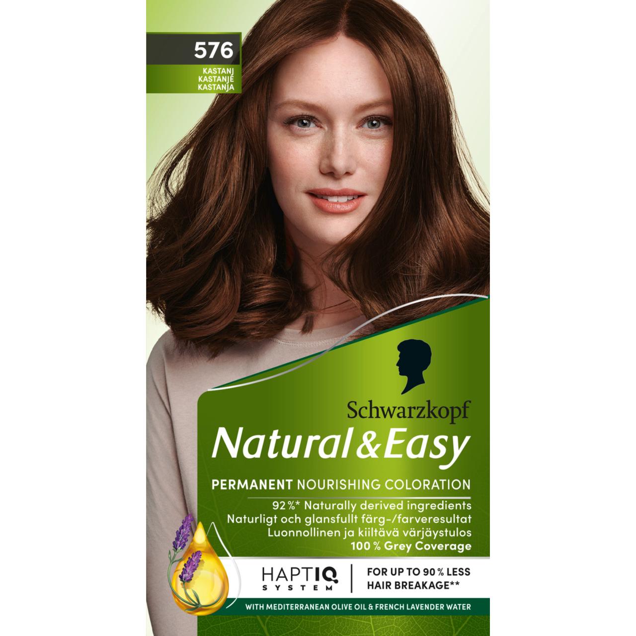 Schwarzkopf Haarfarbe Natural & Easy 576 Kastanie