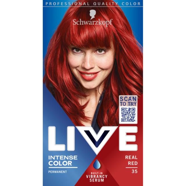 Schwarzkopf Haarfarbe Live 35 Real Red