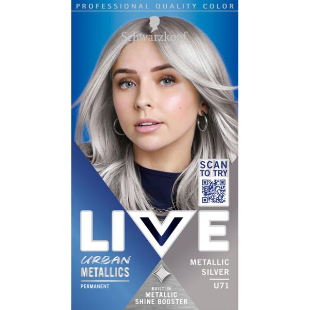 Schwarzkopf Live U71 Metallic Silver