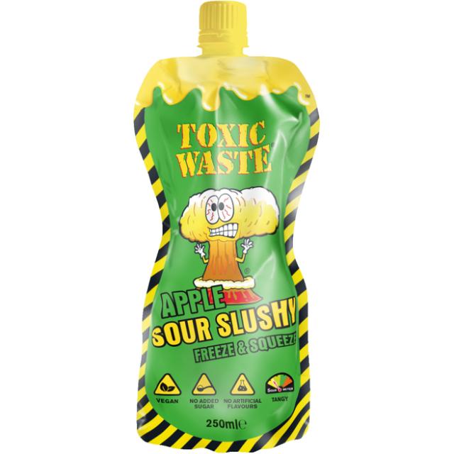 * Toxic Waste Apple Sour Slushy 250 ml