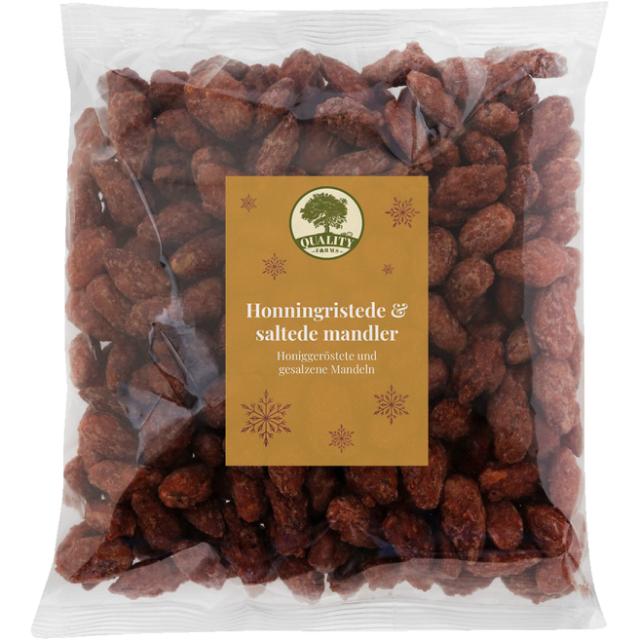 Honning Ristede Mandler/Honiggeröstete & gesalzene Mandeln 500g