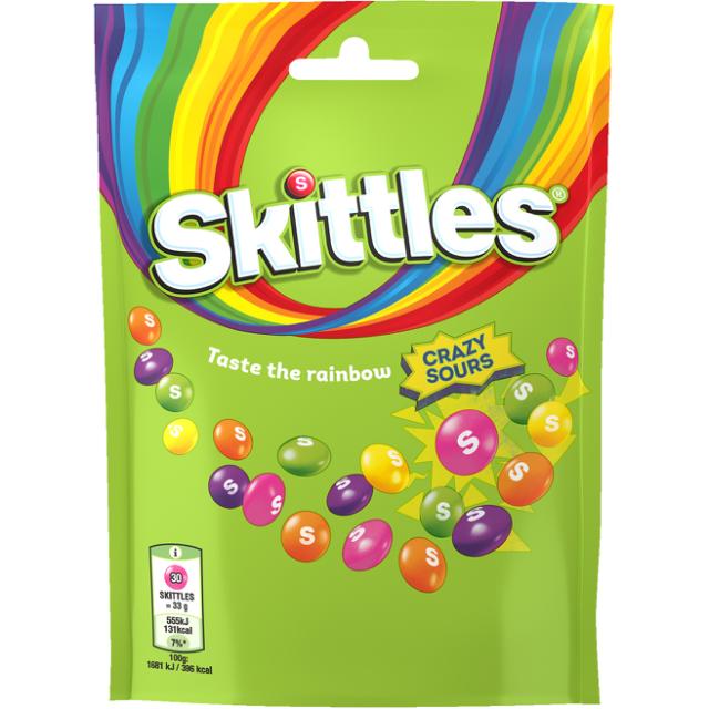 Skittles Crazy Sours 152g