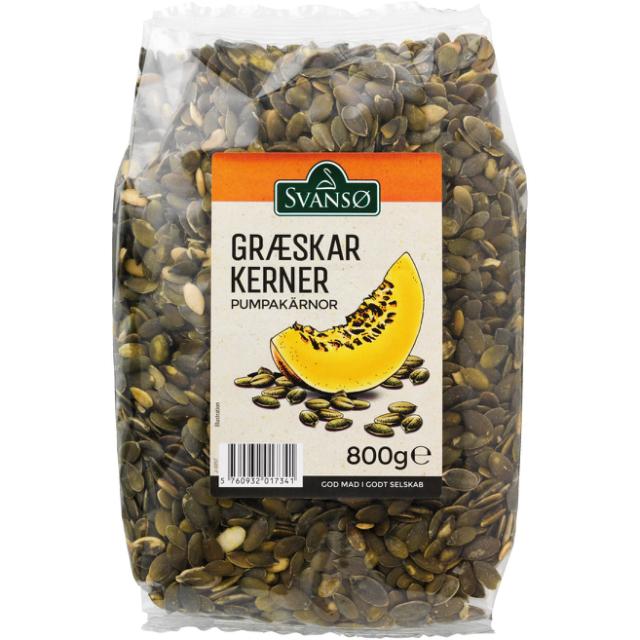 Svansø Græskarkerner/Kürbiskerne 800g