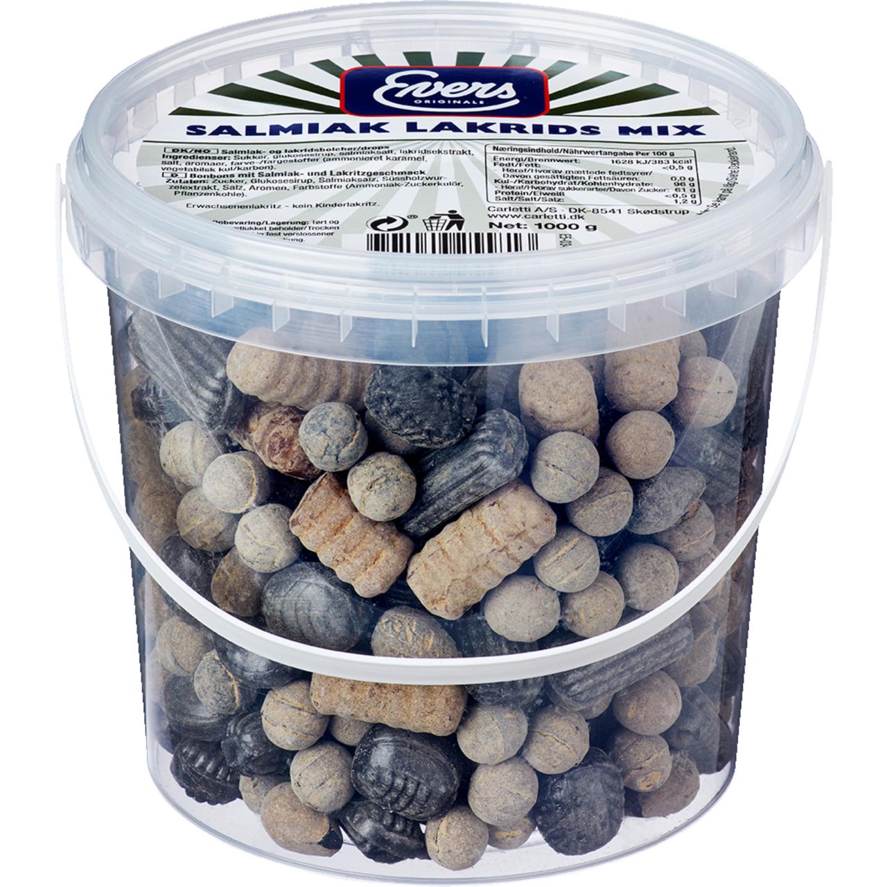 Evers Salmiak Lakrids Mix 1000g