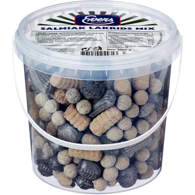 Evers Salmiak Lakrids Mix 1000g