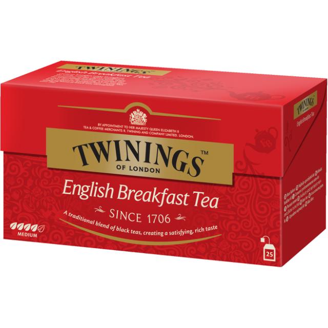 Twinings English Breakfast Tea 25 Btl