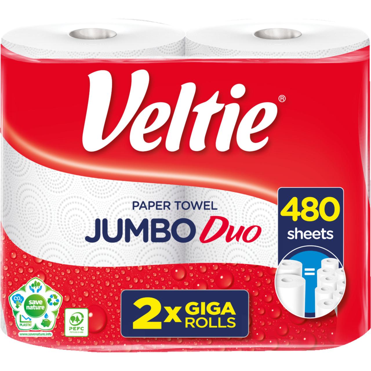 Veltie Køkkenrulle/Küchenrolle Jumbo Duo 2x240 Blatt