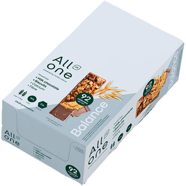 Karen Volf All In One Müslibar Biscuit/Choco 25g