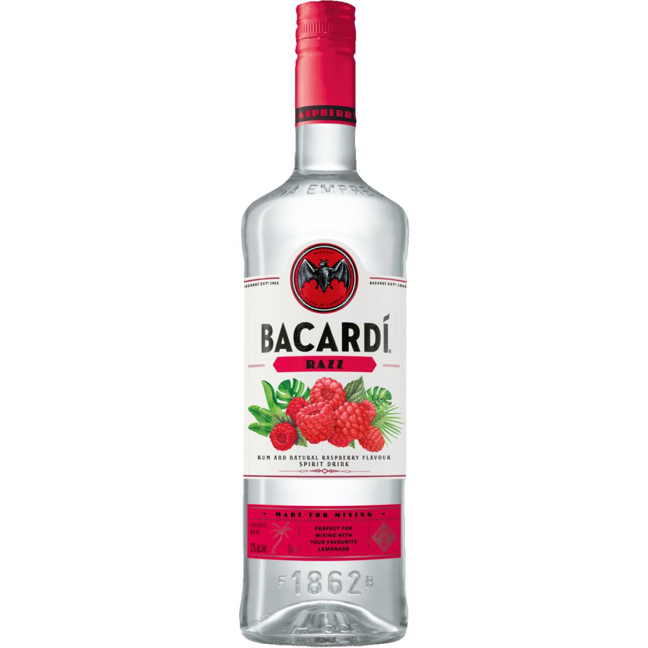 Bacardi Razz 27% 1,0l