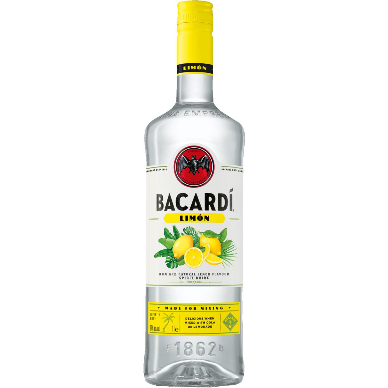 Bacardi Lemon 27% 1,0l