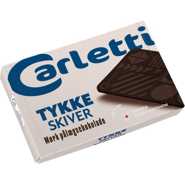 Carletti Pålægschokolade Mørk 105g