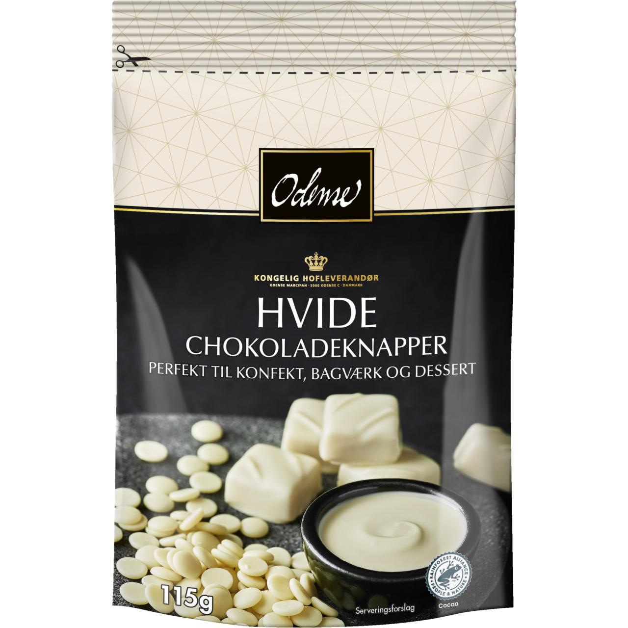 Odense Hvide Chokoladeknapper 115g