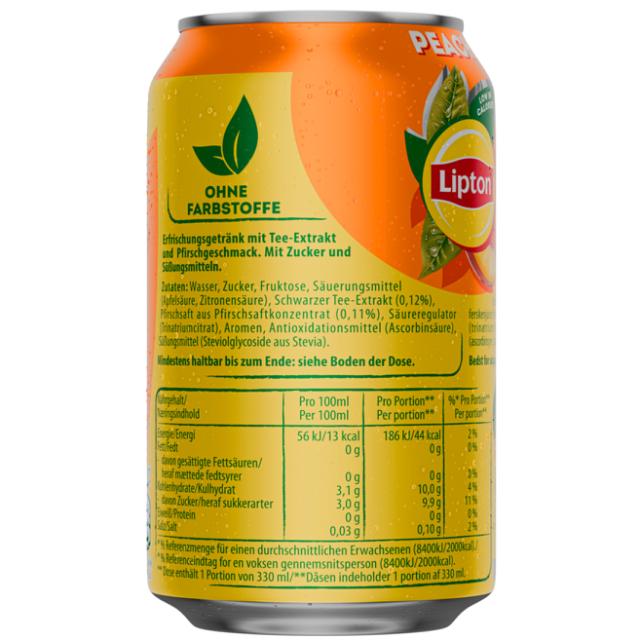 Lipton Peach Ice Tea 24x0,33l Ds