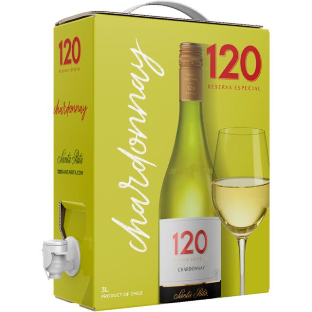 Santa Rita 120 Reserva Chardonnay 3l BIB
